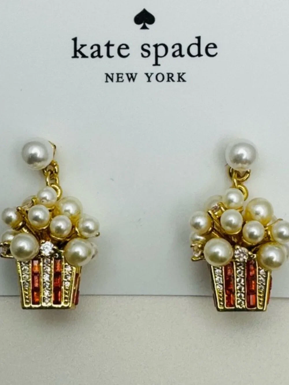 Carnival Popcorn Earrings - Picture 2 of 3